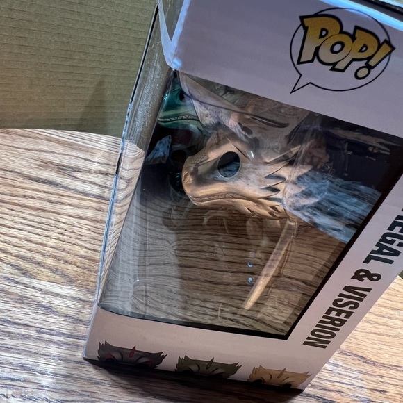 Funko POP Drogon Rhaegal Viserion Metallic 3 pack - Picture 4 of 7